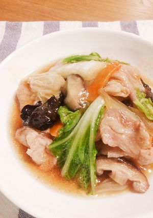 ご飯がすすむ！♡白菜と豚肉のうま煮♡-レシピのメイン写真