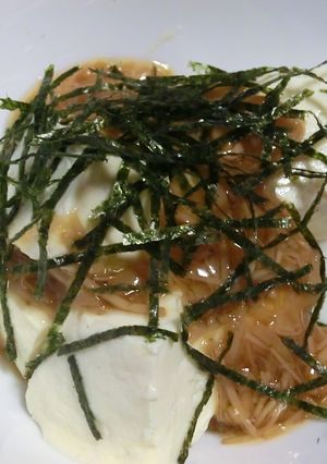 なめ茸がけ豆腐-レシピのメイン写真