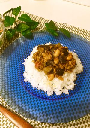 簡単！我が家の夏野菜のドライカレー-レシピのメイン写真