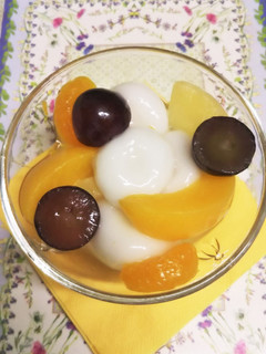 夏にオススメ!白玉フルーツ-レシピのメイン写真