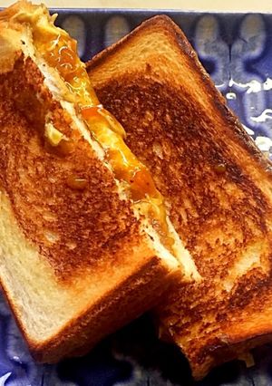 ホットサンド カレーチーズ-レシピのメイン写真