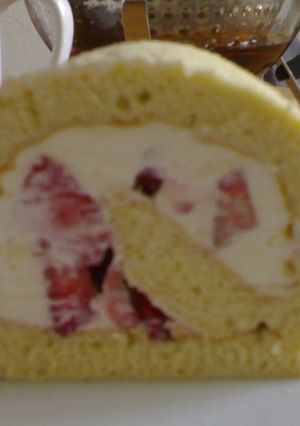 おいしい簡単キレイなロールケーキクリーム-レシピのメイン写真