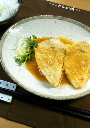 やさしい甘さ*まぐろの簡単みそ漬け焼き*-レシピのメイン写真