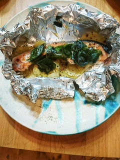 鮭のホイル焼きバジル風味-レシピのメイン写真