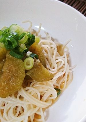 最後の残暑を乗り切る！茄子そうめん♪-レシピのメイン写真