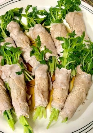 豚ロースの豆苗巻き-レシピのメイン写真