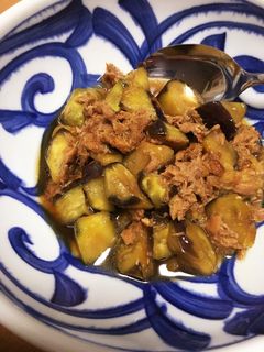 茄子とツナの炒め煮-レシピのメイン写真