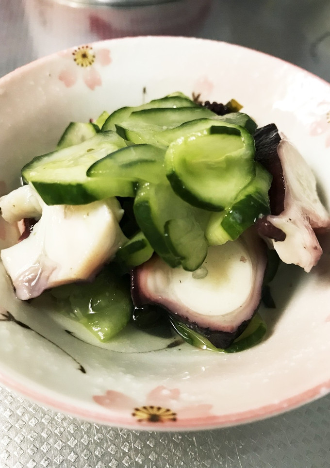 簡単タコの酢の物-レシピのメイン写真