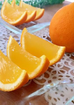 簡単*丸ごとオレンジゼリー-レシピのメイン写真