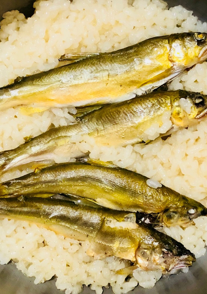 残った塩焼と炊飯器de鮎飯-レシピのメイン写真