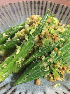 オクラの香味炒め-レシピのメイン写真