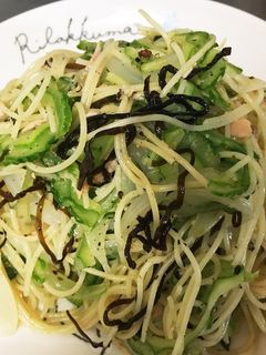 ゴーヤとツナのパスタ★冷製カッペリーニ-レシピのメイン写真