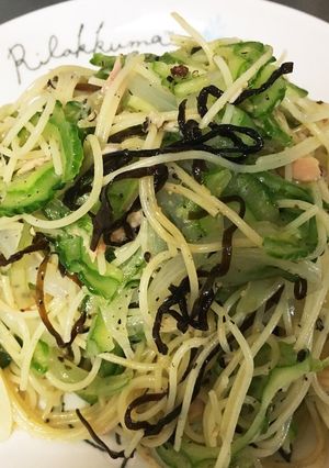 ゴーヤとツナのパスタ★冷製カッペリーニ-レシピのメイン写真
