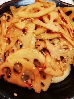 レンコンのきんぴら-レシピのメイン写真