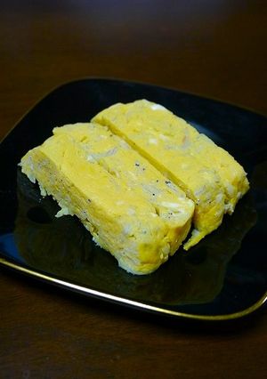 レンジで簡単！巻かない☆しらす出汁巻き卵-レシピのメイン写真