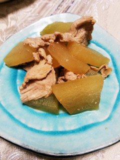 冬瓜と豚コマの煮物-レシピのメイン写真