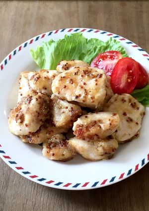 作り置き*減塩*鶏むねハニーマスタード-レシピのメイン写真