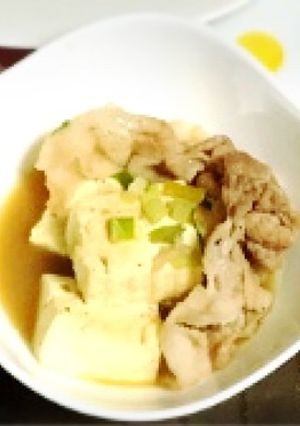 豆腐と豚肉煮込み-レシピのメイン写真