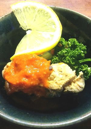 鯖の水煮缶　ロメスコソース-レシピのメイン写真