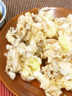 しめじと舞茸のかき揚げ-レシピのメイン写真