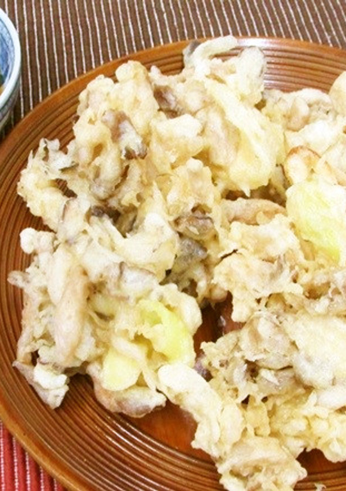 しめじと舞茸のかき揚げ-レシピのメイン写真