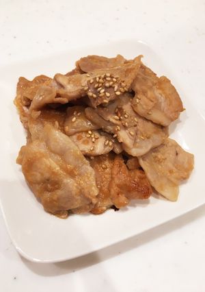 ごはんが進む！豚肉の甘酒味噌漬け焼き-レシピのメイン写真