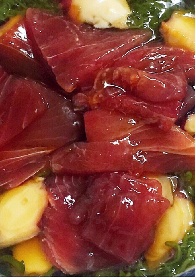 タコとマグロの漬け(丼)-レシピのメイン写真