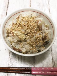 簡単!みょうが炊き込みご飯-レシピのメイン写真