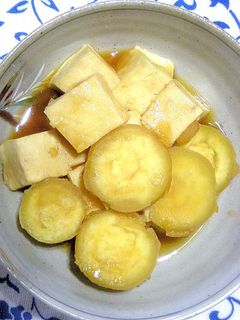 ●さつま芋と木綿豆腐の煮物●-レシピのメイン写真