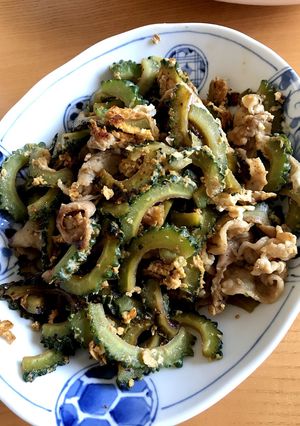 ゴーヤと豚肉の生姜焼き-レシピのメイン写真