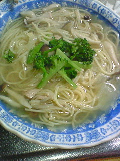 食物繊維たっぷりスープパスタ-レシピのメイン写真