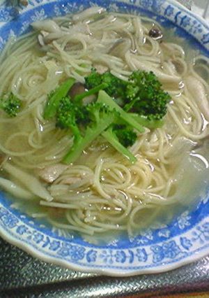食物繊維たっぷりスープパスタ-レシピのメイン写真