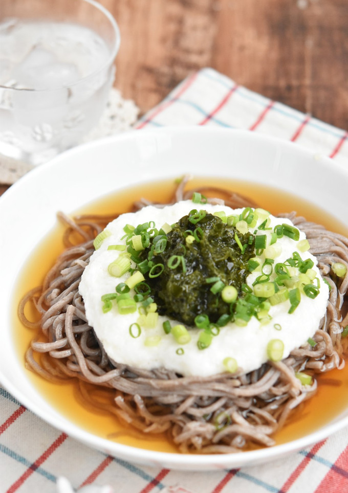 がごめ昆布きざみのぶっかけとろろ蕎麦-レシピのメイン写真