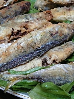 海苔塩味の豆鯵の唐揚げ-レシピのメイン写真