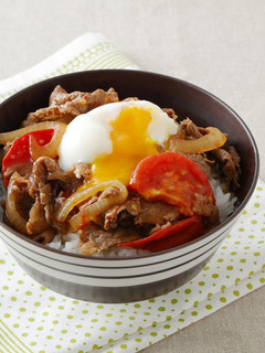 トマト牛丼-レシピのメイン写真