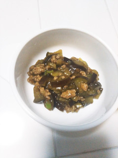 【幼児食】豚ひき肉で和風麻婆なす-レシピのメイン写真