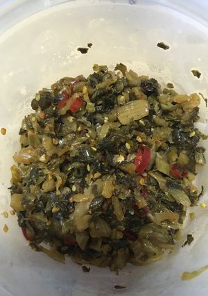 簡単!! 辛子高菜炒め ピリ辛-レシピのメイン写真