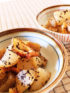 大根を炒め煮で✤歯ごたえ楽しむゆかり和え-レシピのメイン写真