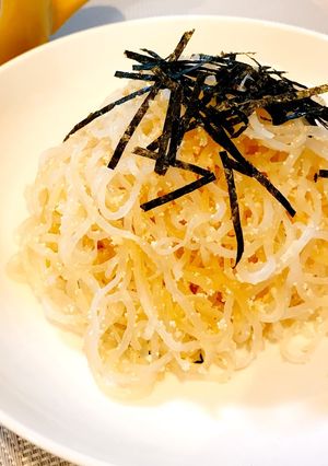 しらたきde簡単たらこバター醤油パスタ-レシピのメイン写真