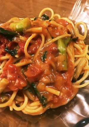 トマトクリームパスタ-レシピのメイン写真