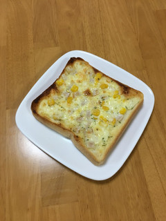大人の給食☆コーンマヨネーズトースト-レシピのメイン写真