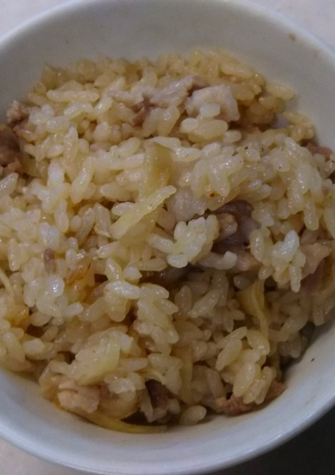 豚肉と生姜の炊き込みご飯-レシピのメイン写真