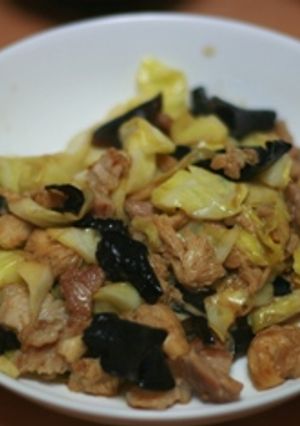 ヤマブシタケと豚肉のオイスター炒め-レシピのメイン写真
