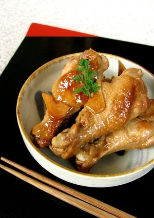 簡単！鶏手羽元のさっぱりにんにく煮♪-レシピのメイン写真