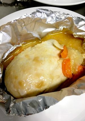 節約!鶏胸肉の味噌バターホイル焼き-レシピのメイン写真