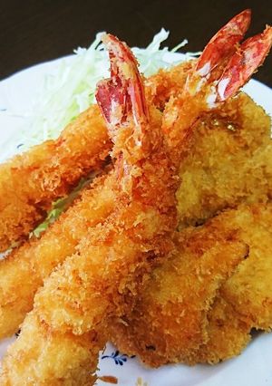 秘密の粉で我が家基本の鳥胸肉と海老フライ-レシピのメイン写真