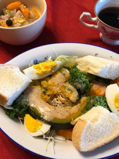 温野菜サラダのブランチ-レシピのメイン写真
