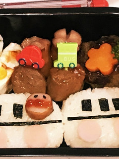 電車弁当 キャラ弁 幼稚園弁当 年少-レシピのメイン写真
