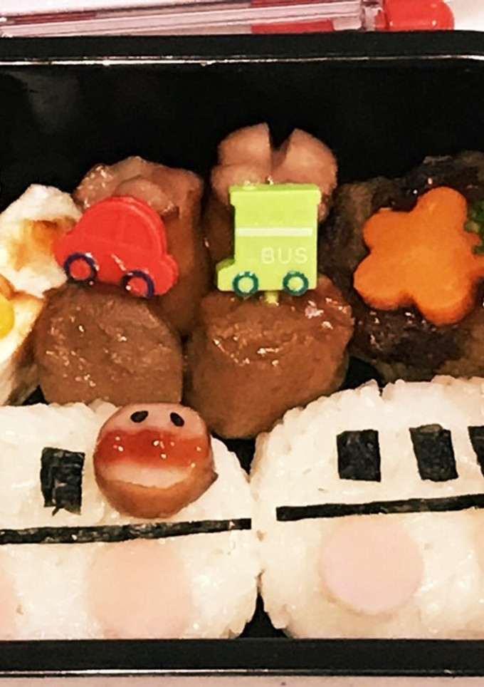 電車弁当 キャラ弁 幼稚園弁当 年少-レシピのメイン写真