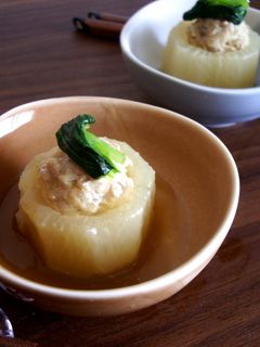 大根の肉詰めコンソメ煮あんかけ-レシピのメイン写真